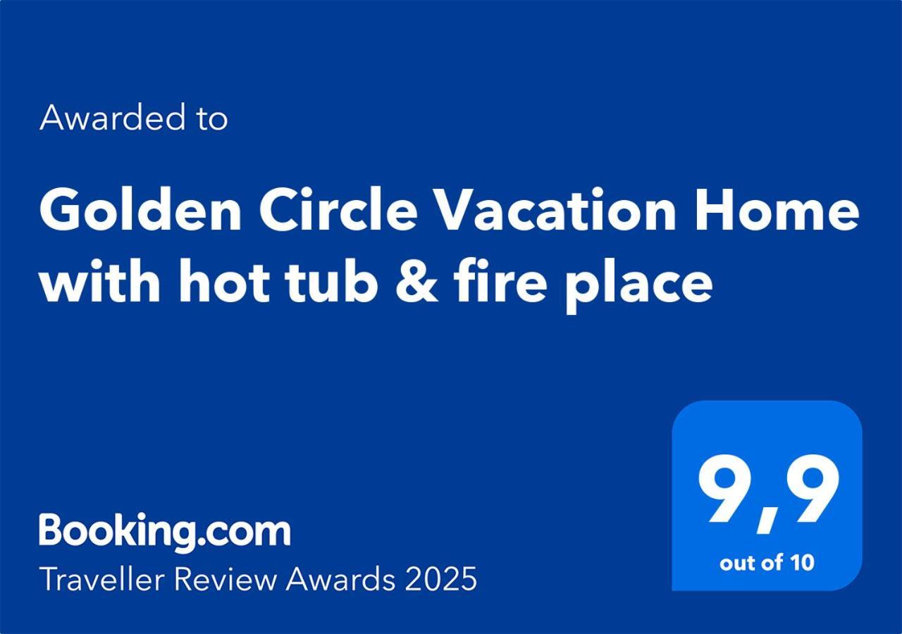 Golden Circle Vacation Home With Hot Tub & Fire Place Selfoss Dış mekan fotoğraf